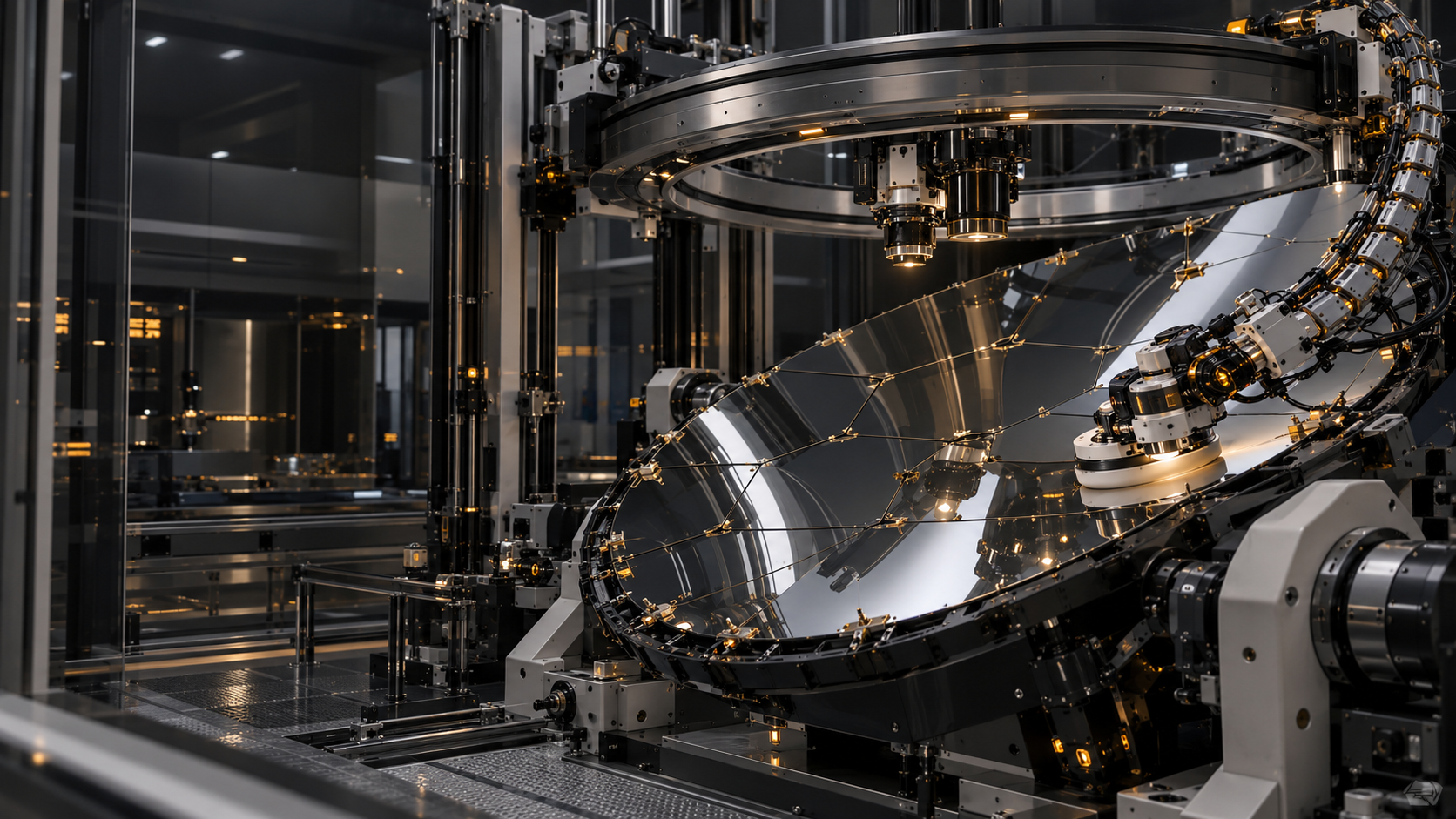 Specialized robotic alignment and metrology tools in an optical systems laboratory